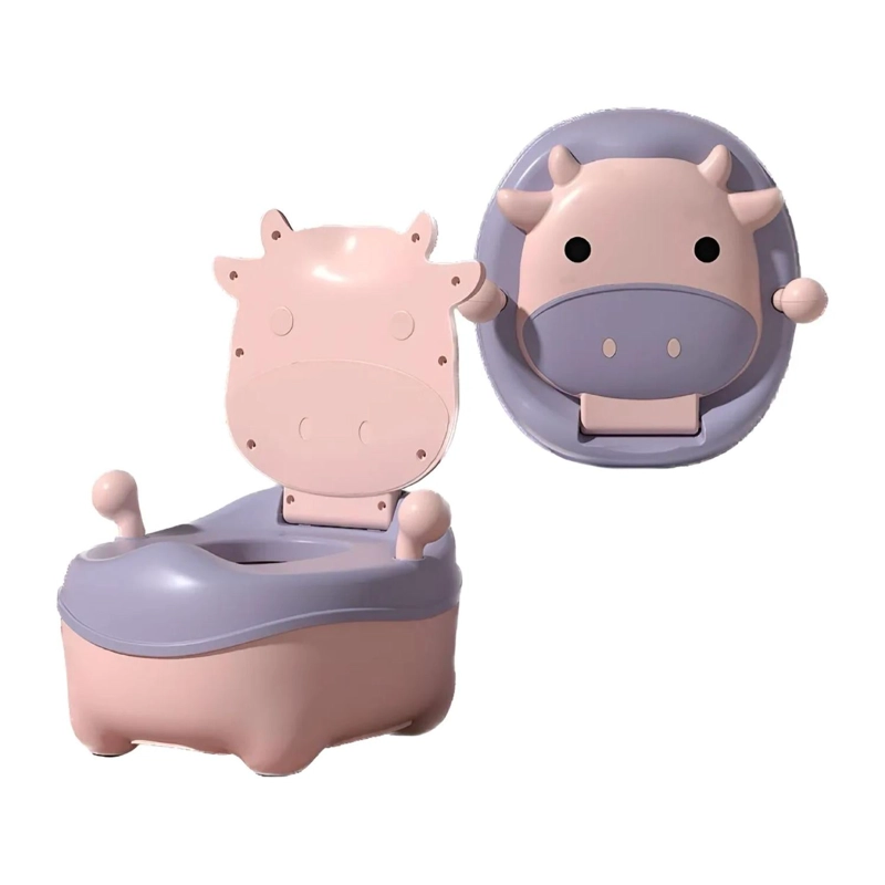 PELELA BAÑO WC INFANTIL BEBE 34X28X17 CM ROSA - 4