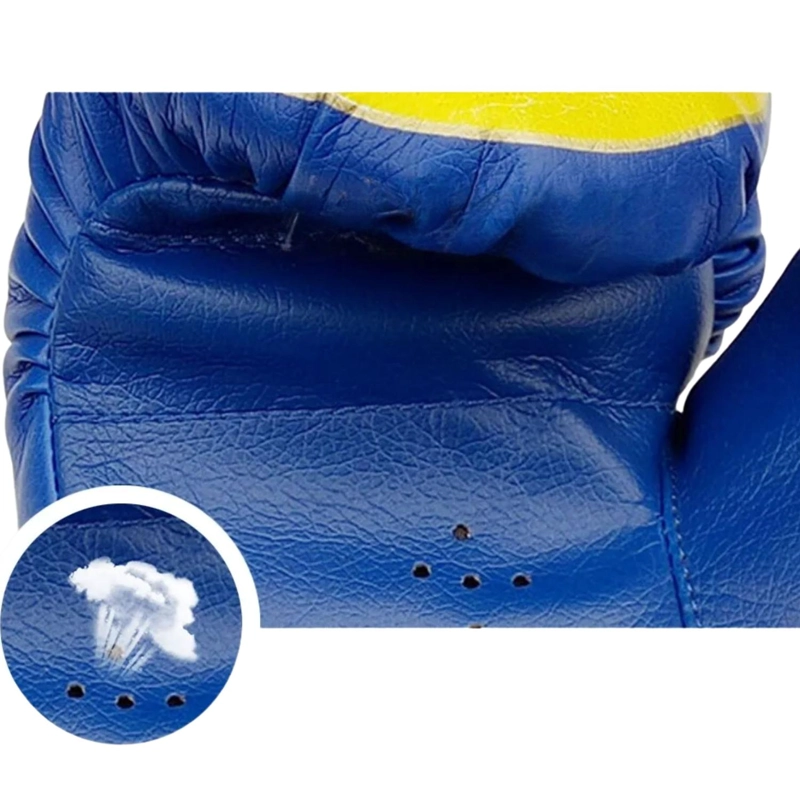 GUANTES ENTRENAMIENTO BOXEO ARTES MARCIALES NIÑO AZUL - 2