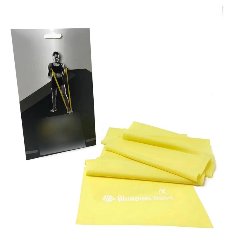 BANDA ELASTICA YOGA PILATES EJERCICIO 1.5 MTS AMARILLO - 2