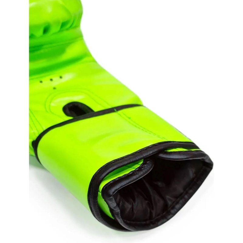 GUANTES BOXEO ARTES MARCIALES PROFESIONAL 12 ONZAS VERDE - 4