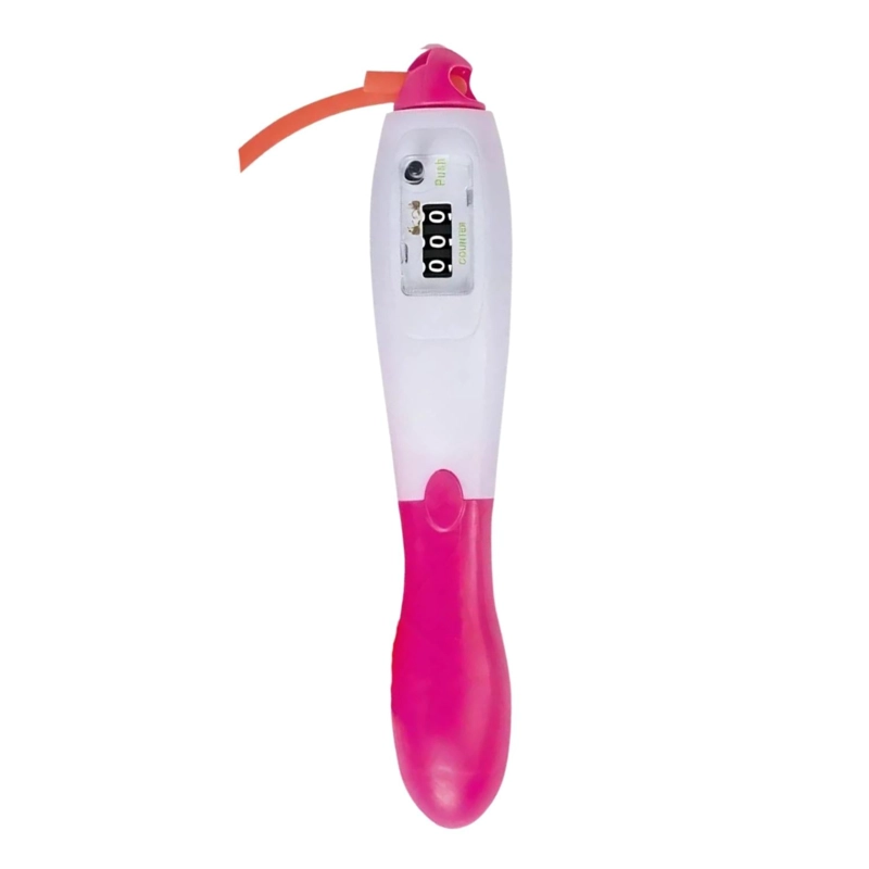 CUERDA SALTAR CONTADOR ANALOGO ENTRENADOR FITNESS ROSA - 2