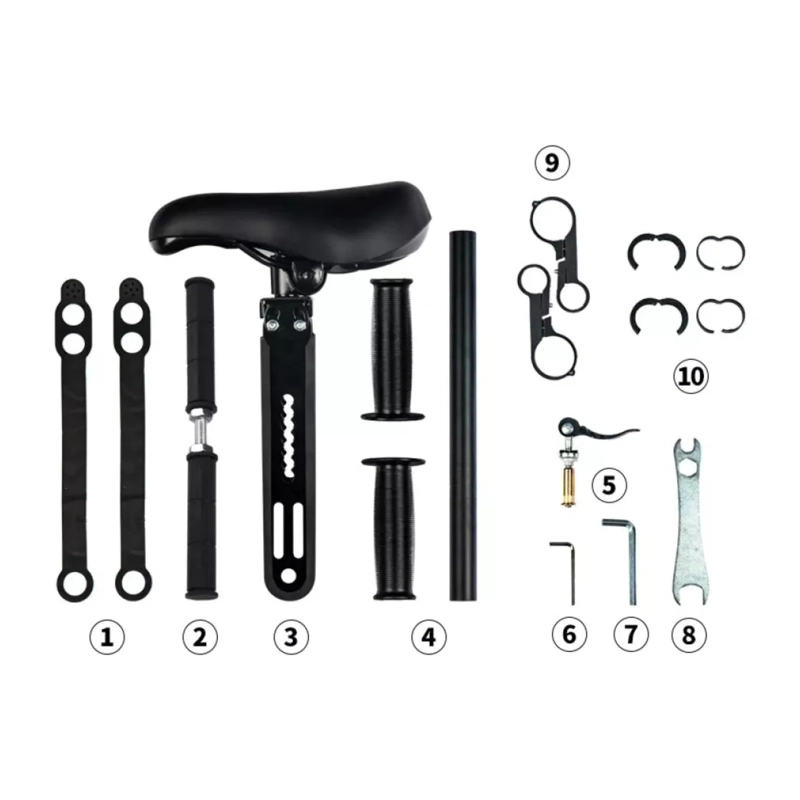 SILLA NIÑO INFANTIL BICICLETA MANILLA 30 KG - 2