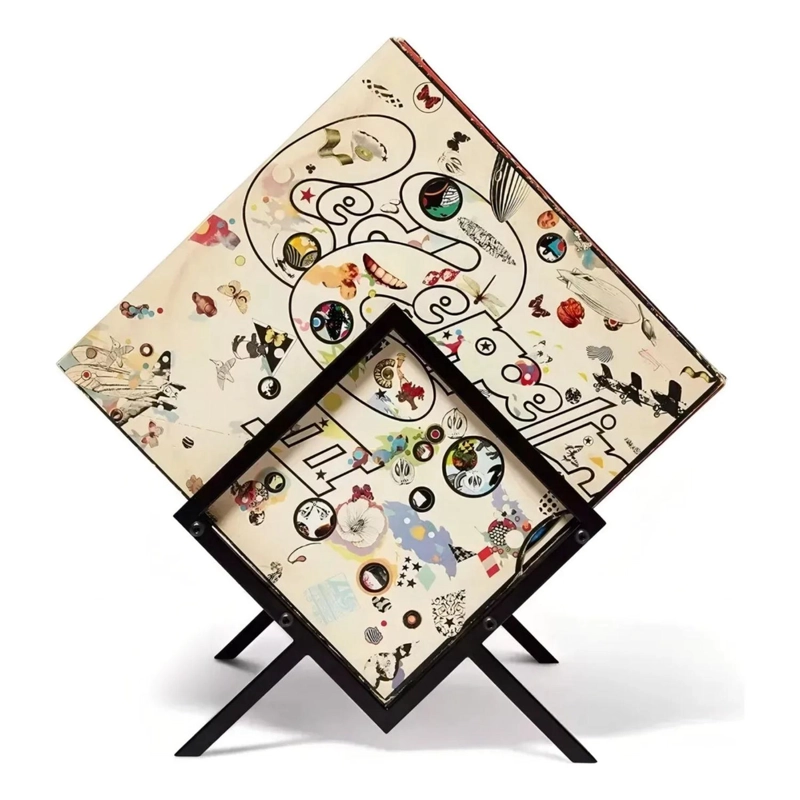 SOPORTE ALMACENAMIENTO DISCOS VINILO 40X30X28 CM - 3