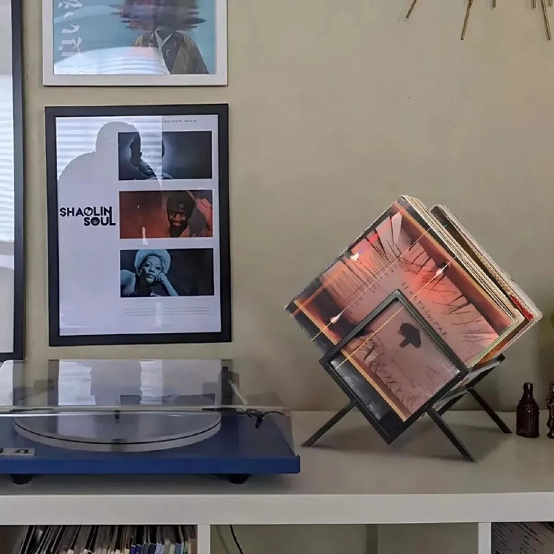 SOPORTE ALMACENAMIENTO DISCOS VINILO 40X30X28 CM - 6