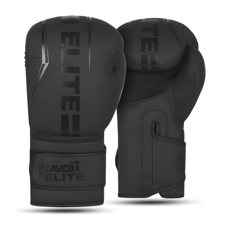GUANTES ARTES MARCIALES BOXEO MUAY THAI 12 ONZAS NEGRO - 1