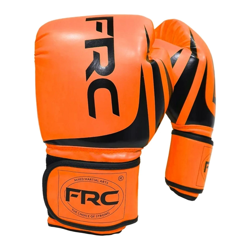 GUANTES BOXEO ARTES MARCIALES PROFESIONAL 8 ONZAS NARANJA - 1