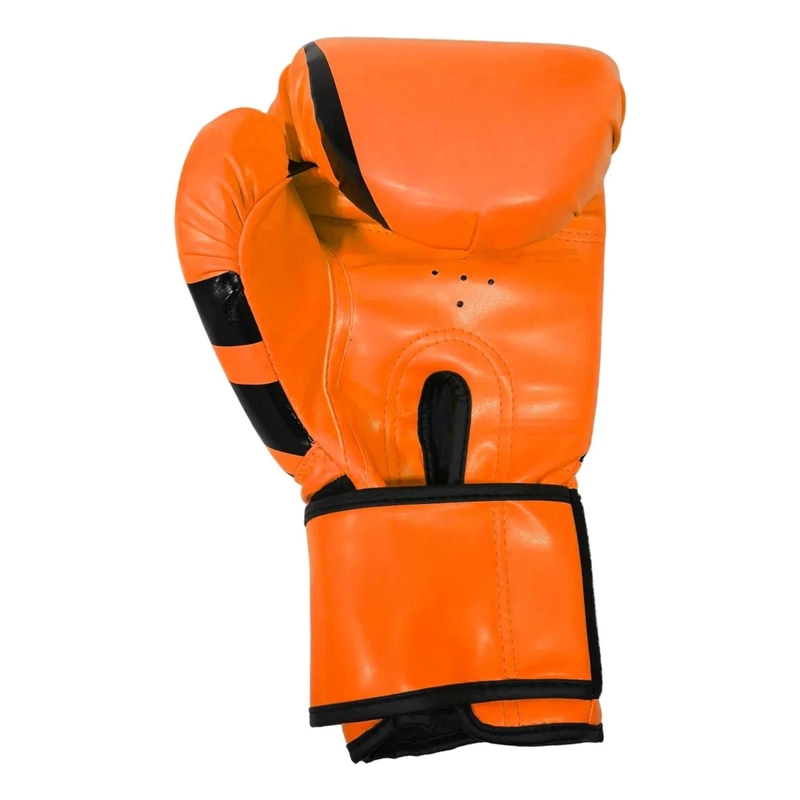 GUANTES BOXEO ARTES MARCIALES PROFESIONAL 8 ONZAS NARANJA - 2