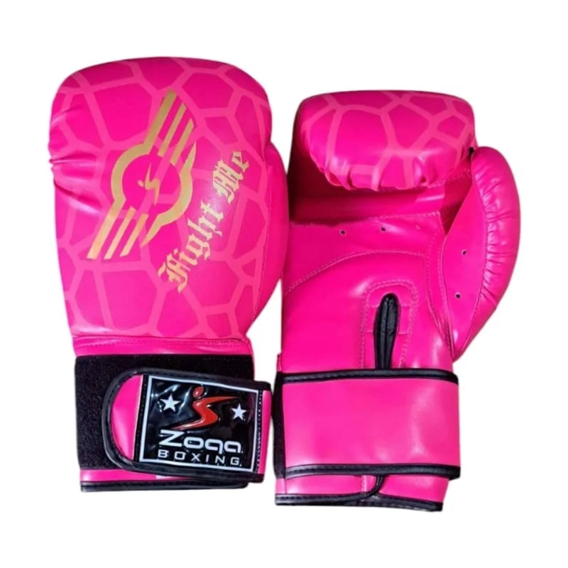 GUANTES BOXEO ARTES MARCIALES PROFESIONAL 8 ONZAS ROSA - 1