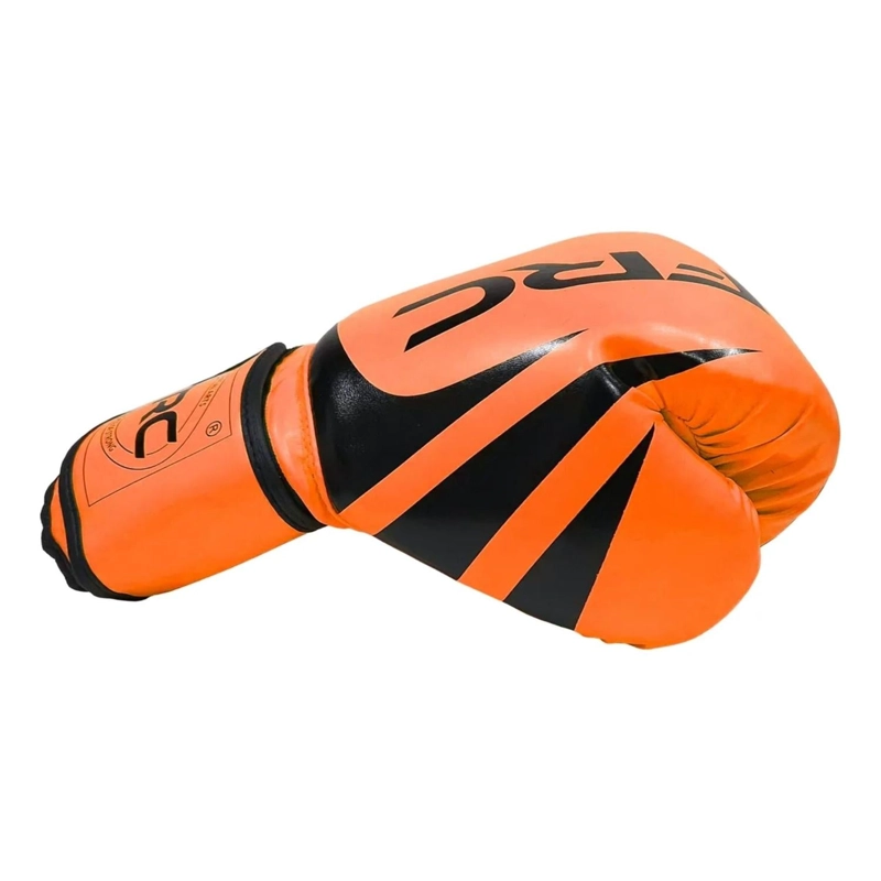 GUANTES BOXEO ARTES MARCIALES PROFESIONAL 12 ONZAS NARANJA - 3