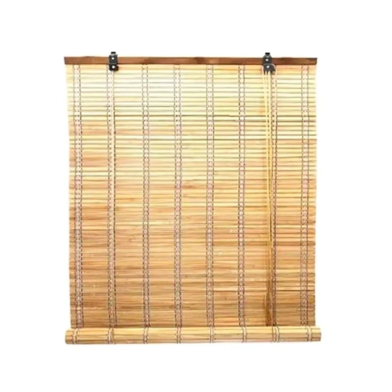 CORTINA PERSIANA ROLLER ENROLLABLE 120X150 CM BAMBU MARRON CLARO - 1