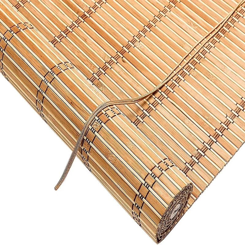 CORTINA PERSIANA ROLLER ENROLLABLE 120X150 CM BAMBU MARRON CLARO - 3