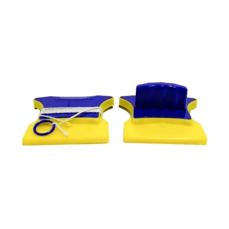 PACK LIMPIA VIDRIO MAGNETICO CASA HOGAR 11.5X10X6 CM AMARILLO - 3