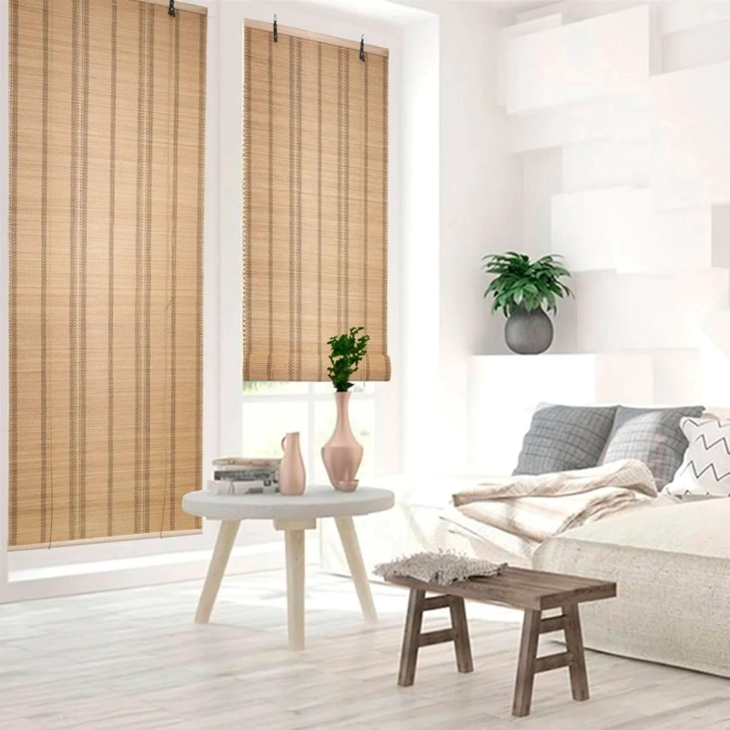 CORTINA BEITI PERSIANA ROLLER ENROLLABLE 1.8X1.8 MTS BAMBU - 5