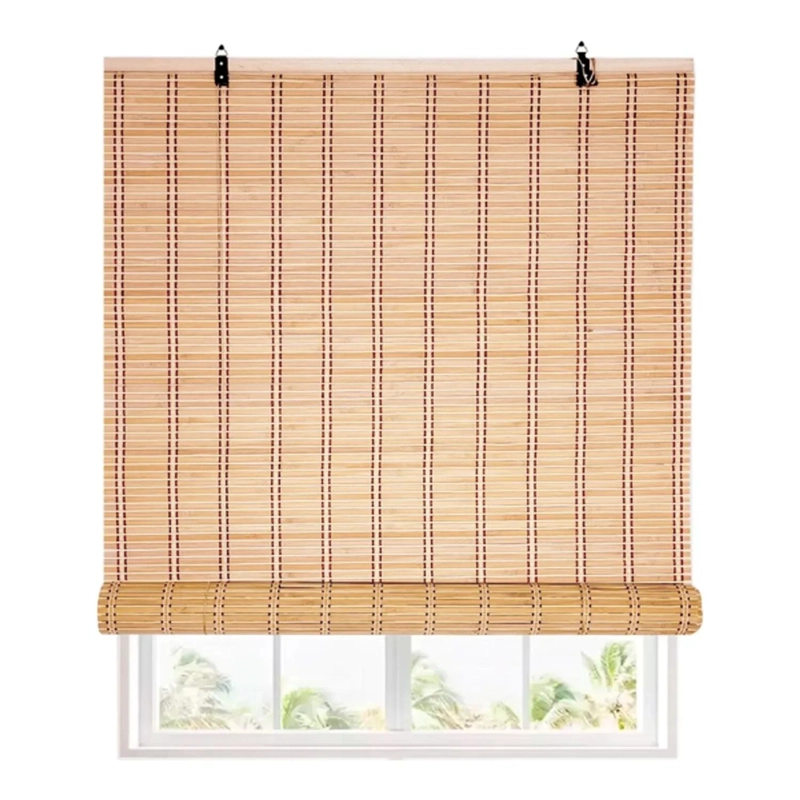 CORTINA PERSIANA ROLLER ENROLLABLE 120X150 CM BAMBU MARRON - 2