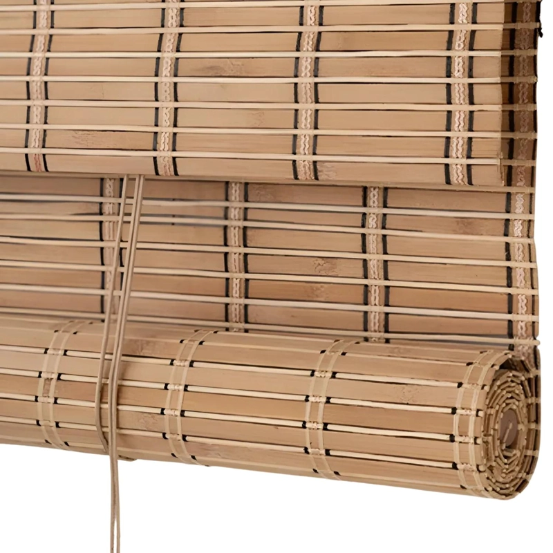 CORTINA PERSIANA ROLLER ENROLLABLE 120X150 CM BAMBU MARRON - 3