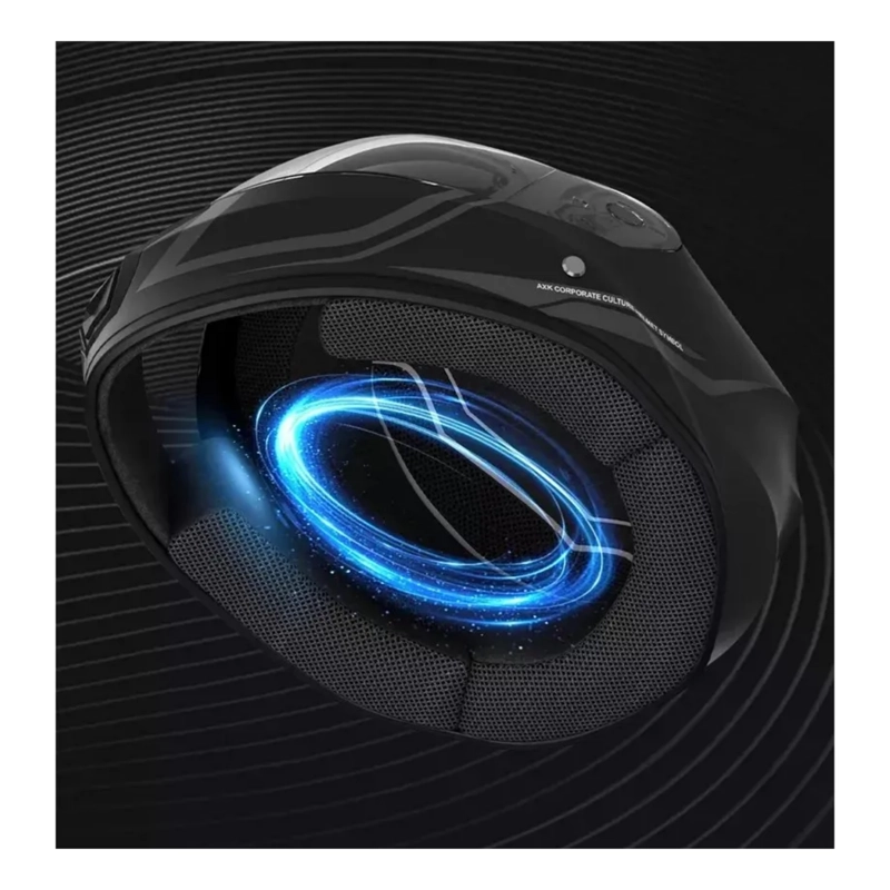 CASCO INTEGRAL ABATUBLE VISERA MOTO NEGRO - 5