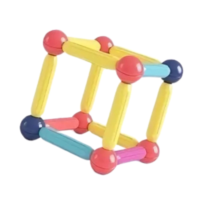 JUEGO DIDACTICO 25 PIEZAS INFANTIL NIÑO BLOQUES MAGNE TICOS - 1