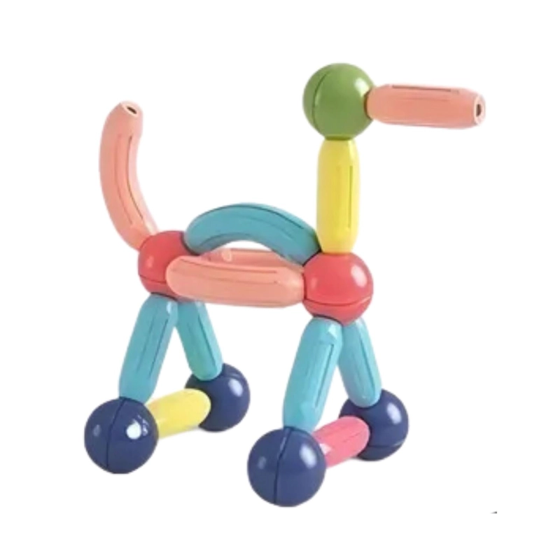 JUEGO DIDACTICO 25 PIEZAS INFANTIL NIÑO BLOQUES MAGNE TICOS - 2