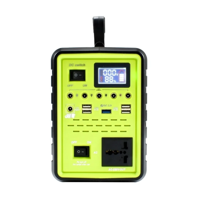 KIT ENERGIA SOLAR PORTATIL EMERGENCIA 300 WATT - 4