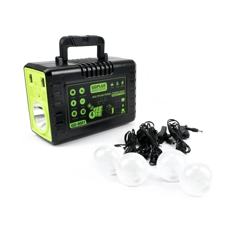KIT ENERGIA SOLAR PORTATIL EMERGENCIA 300 WATT - 6