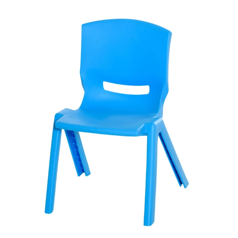 MINI SILLA PLASTICA INFANTIL NIÑO AZUL - 1