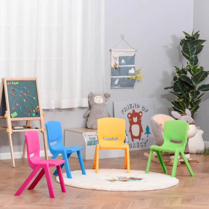 MINI SILLA PLASTICA INFANTIL NIÑO AZUL - 4