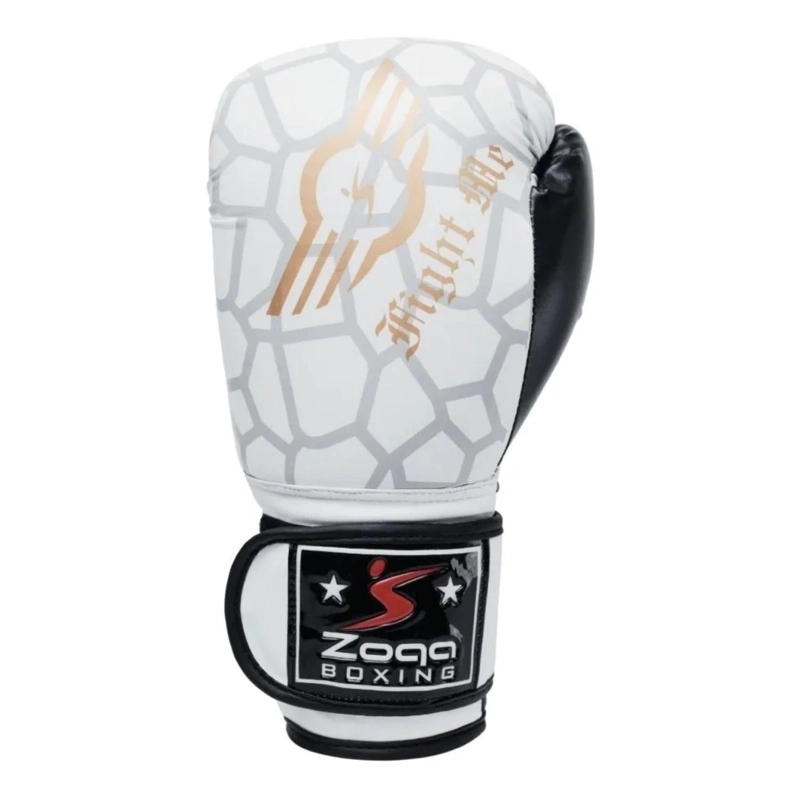 GUANTES BOXEO ARTES MARCIALES VELCRO REXION 14 ONZAS BLANCO - 2