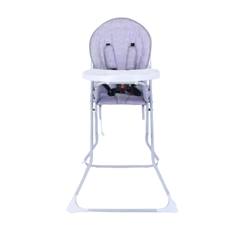 SILLA COMER BEBE PLEGABLE 102X48X71 CM GRIS - 2