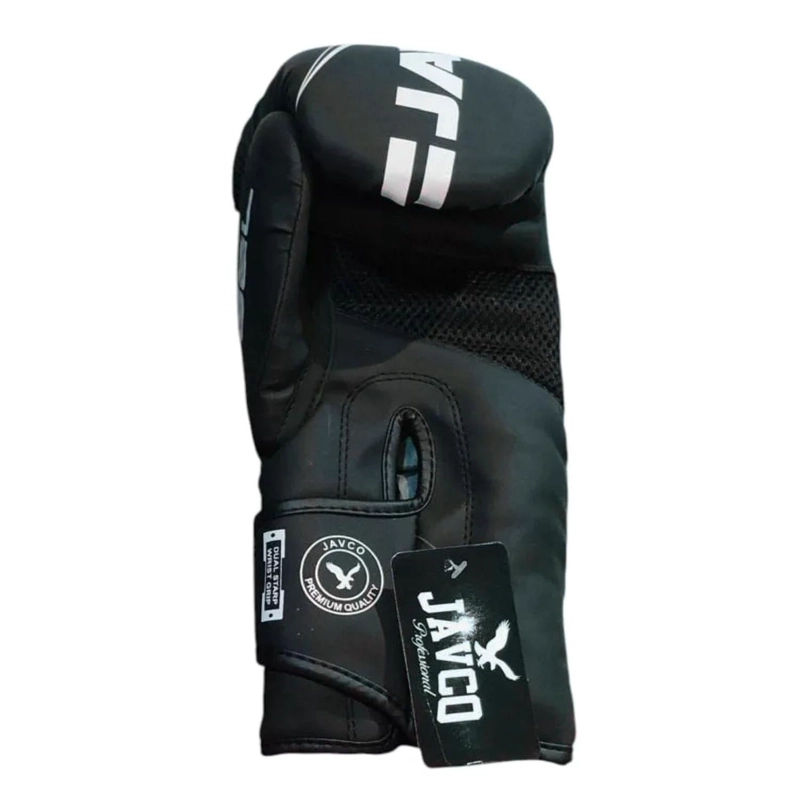 GUANTES ARTES MARCIALES BOXEO 16 ONZAS NEGRO BLANCO - 3