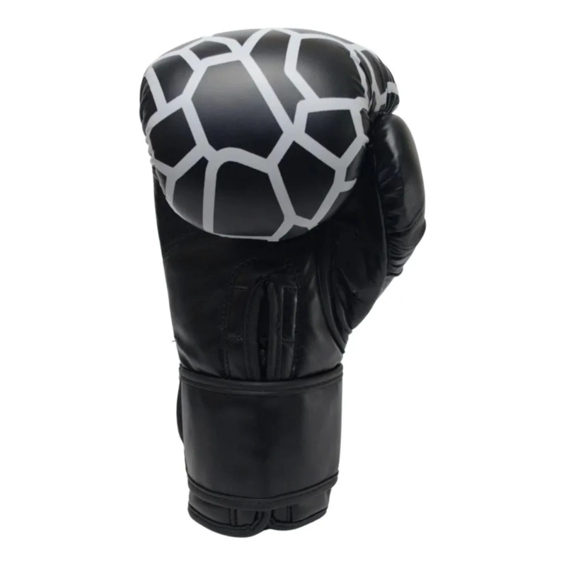 GUANTES BOXEO ARTES MARCIALES VELCRO REXION 10 ONZAS NEGRO - 3