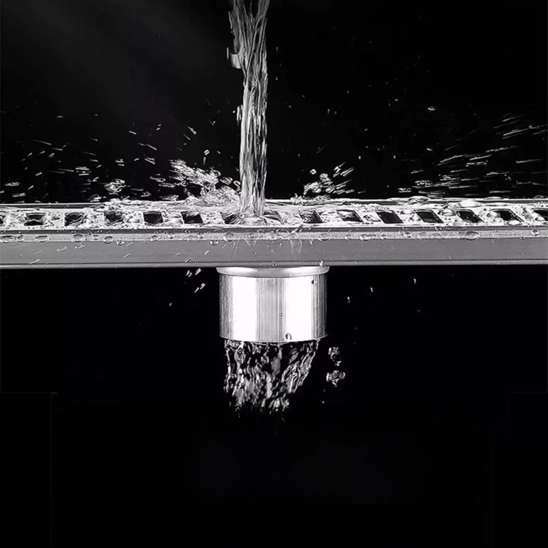 DESAGÜE DUCHA BAÑO 40 X 10 CM RECTANGULAR ACERO INOXIDABLE - 4