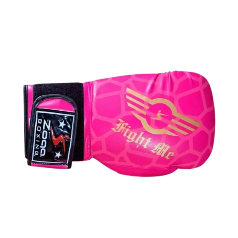 GUANTES BOXEO ARTES MARCIALES VELCRO REXION 14 ROSA - 2