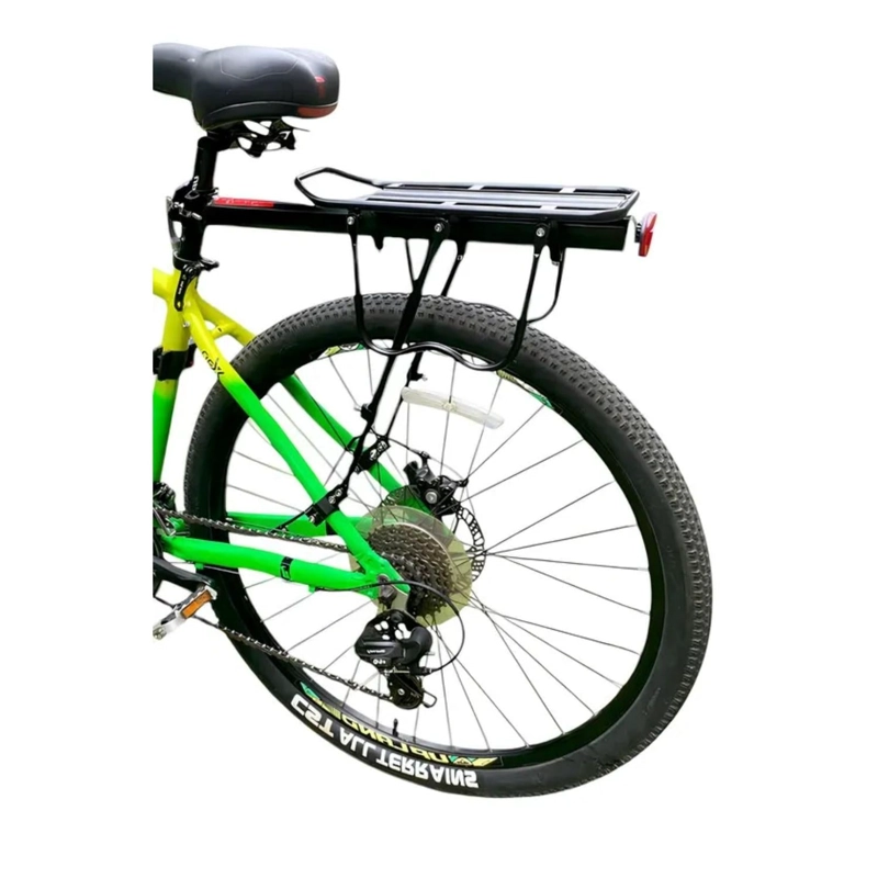 KIT SILLA PORTA BEBE NIÑO PARRILLA TRASERA BICICLETA - 3