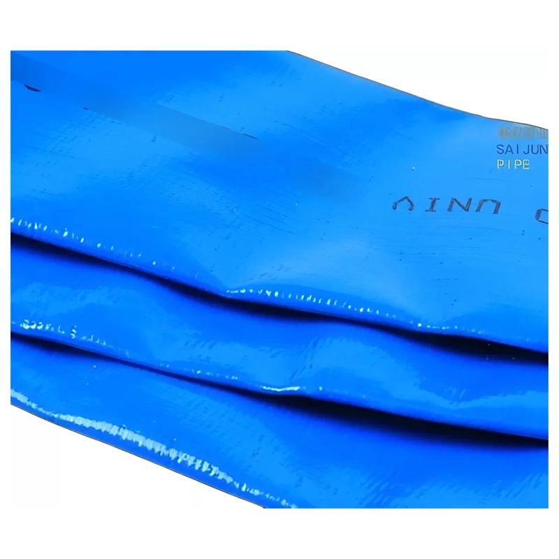 MANGUERA RIEGO PLANA 2  50 MTS AZUL - 6