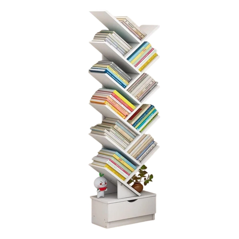 LIBRERO ARBOL ORGANIZADOR REPISA BLANCO 147X20X34 CM - 1