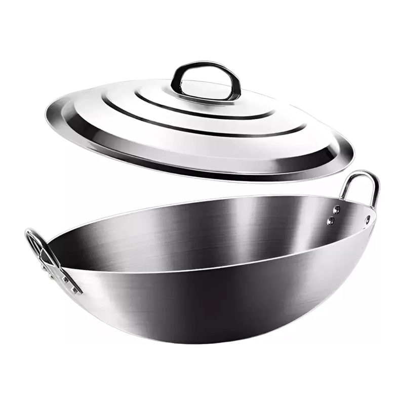 OLLA DISCO ACERO INOXIDABLE COCINA TAPA 50 CM - 1