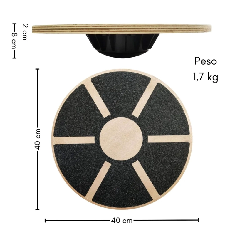DISCO ENTRENAMIENTO BALANCE EQUILIBRIO 150 KG - 2
