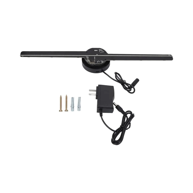 PROYECTOR HOLOGRAMA 3D PANTALLA VENTILADOR 800X480P NEGRO - 2