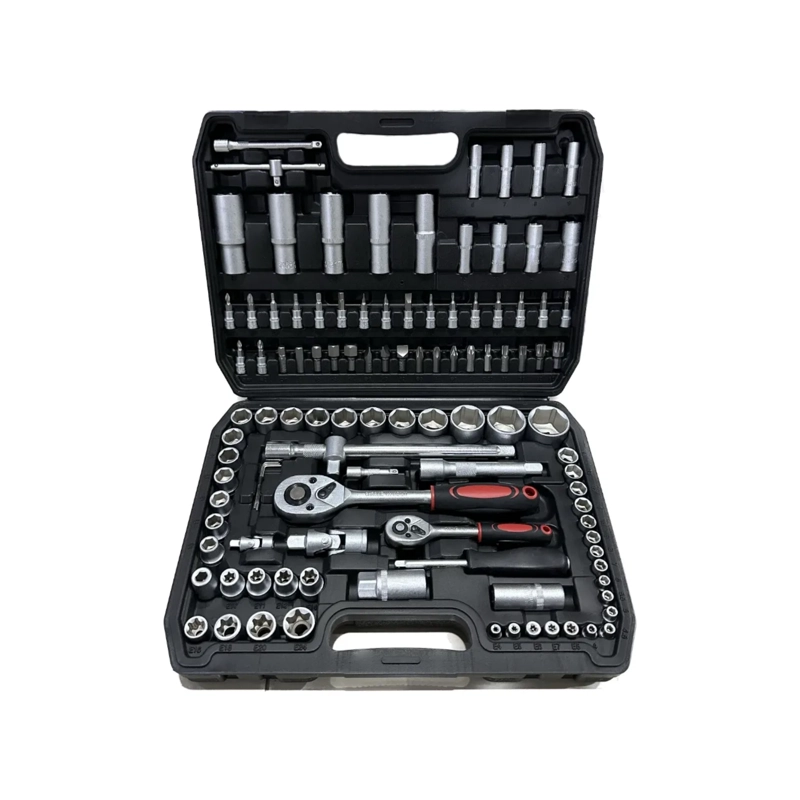 SET CAJAS HERRAMIENTAS DADOS 108 PIEZAS CRV - 1