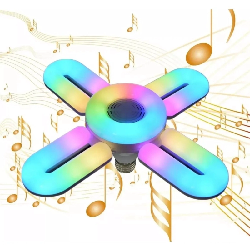 AMPOLLETA PARLANTE LED CONTROL REMOTO RGB 50 WATT - 3