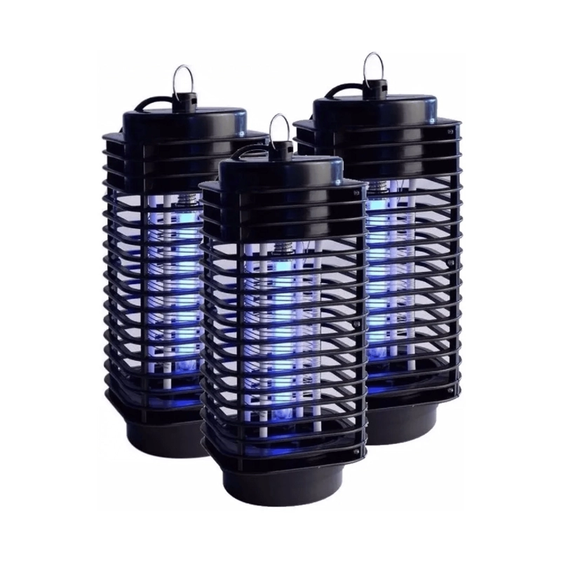 PACK 3 LAMPARAS MATA INSECTOS HOGAR 220V - 1