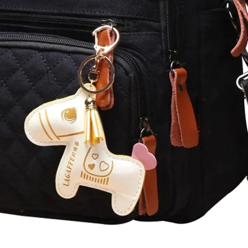 BOLSO MOCHILA MATERNAL BEBE  PLEGABLE MULTIFUNCIONAL NEGRO - 2