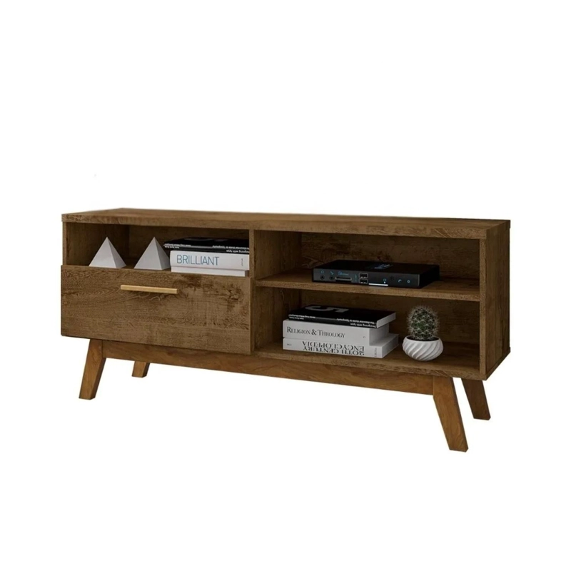 ESTANTE RACK PALADIO TV 55 136X59X38 CM MARRON - 1