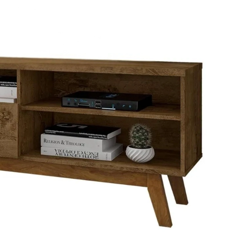 ESTANTE RACK PALADIO TV 55 136X59X38 CM MARRON - 2