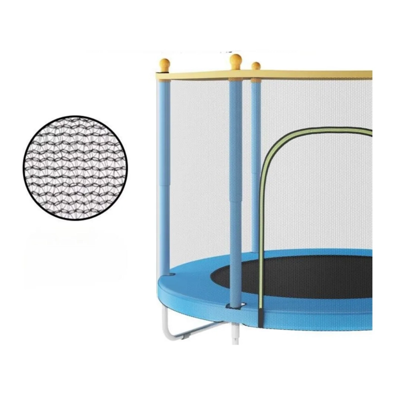 MINI TRAMPOLIN ELASTICA INFANTIL 55X55X46 CM AZUL - 2