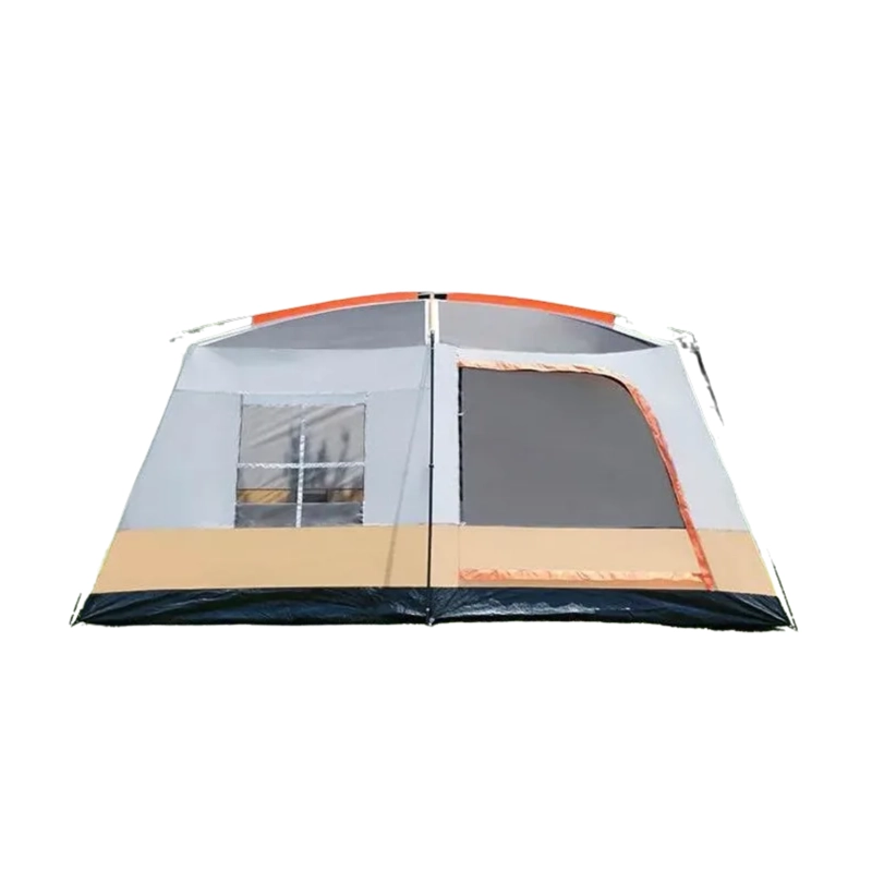 CARPA DOBLE FAMILIAR 12 PERSONAS 3X4.3X2 MTS AMARILLO - 2