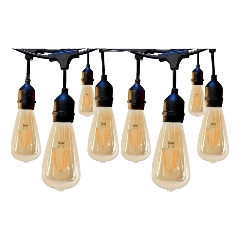 PACK 10 AMPOLLETAS FILAMENTO LED RETRO VINTAGE LUZ CALIDA 4 WATT - 3