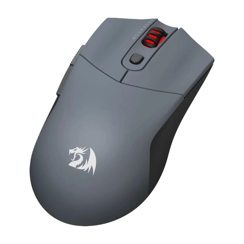 MOUSE GAMER PROFESIONAL REDRAGON 6 BOTONES PROGAMABLES GRIS - 4