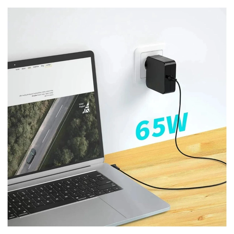CARGADOR ALTERNATIVO ASUS NOTEBOOK 65 WATT NEGRO - 3