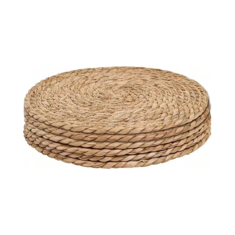 PACK 6 INDIVIDUALES MANTEL FIBRA NATURAL 35 CM BEIGE - 2